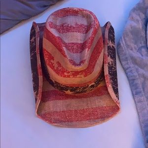 American flag cowboy hat